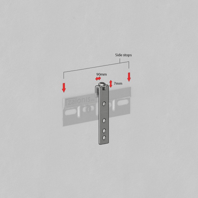 HANGING BRACKET 70x14 ADJUSTABLE